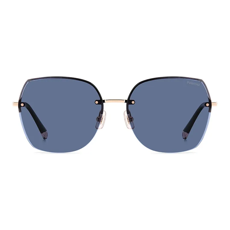 Polaroid Irregular Shape Polarized Sunglasses Unisex Blue Lens-2