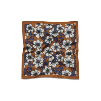 GIEVES CHARLES Mulberry Silk Silk Scarves Men's