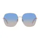 Rose Gold Frame with Blue to Pink Gradient Lens