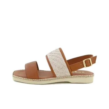 HOGAN H660 Double Strap Woven Sandals Women's