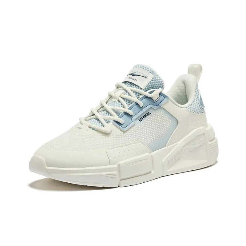 Erke Joyride 1.0 Cushioning Wear Resistant Low Top Casual Shoes Men's Microcrystal White Ice Cube Blue-2