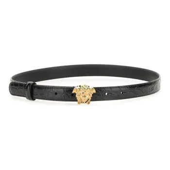 VERSACE Medusa Head Embossed Belt