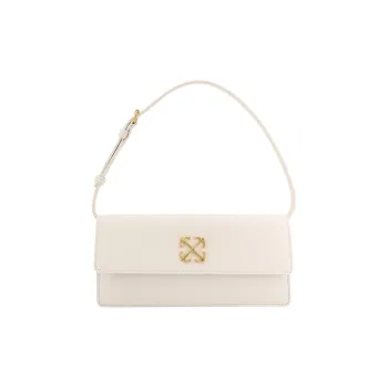OFF WHITE Jitney 1.0 Logo Plaque Small Shoulder Bag