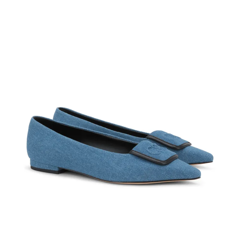CHARLES&KEITH Small Ck Women's Casual Shoes 1.6cm Women's Blue/White-1