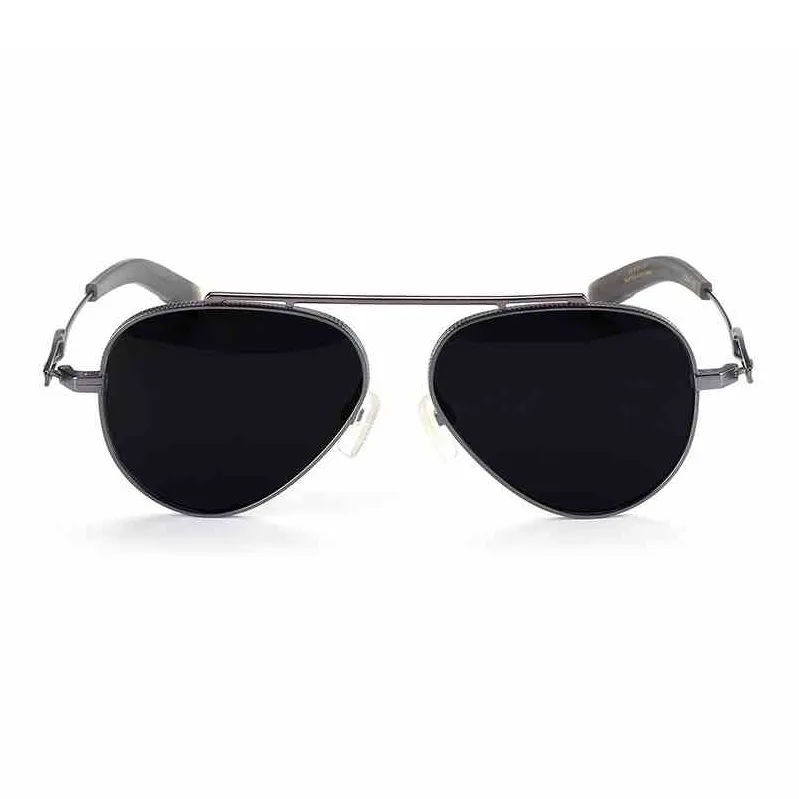 MORTON MUNCH Titanium Alloy Aviator Sunglasses Men's-0