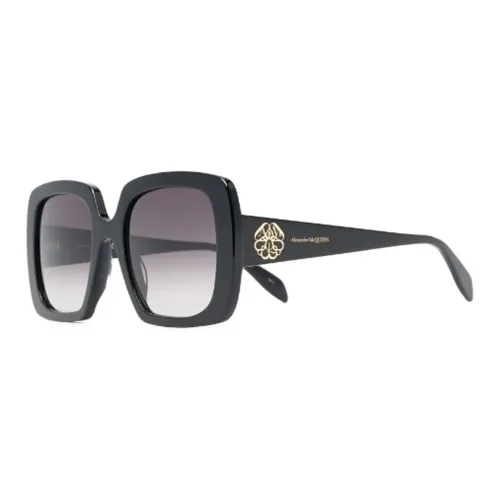 Alexander McQueen Squared Oversized Frame Sunglasses