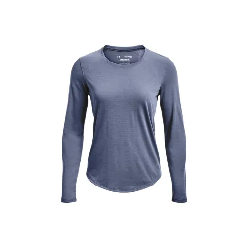 Under Armour Streaker T-Shirts Women's Gray Purple