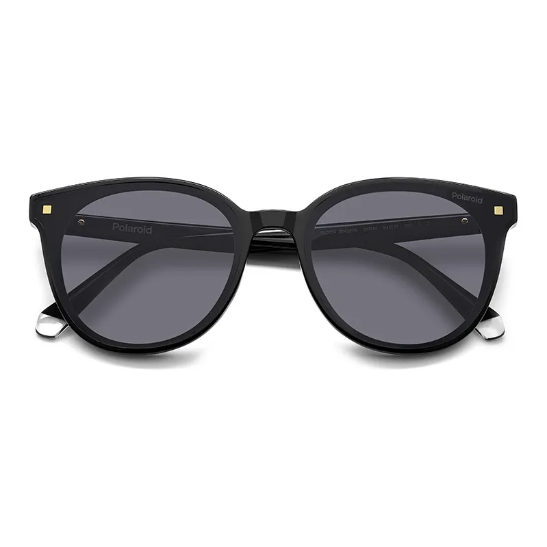 Polaroid Oval Polarized Sunglasses Unisex Gray Lens-2