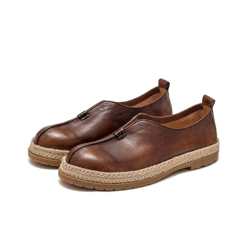 MATA Men's Casual Shoes Men Low Top Brown-4