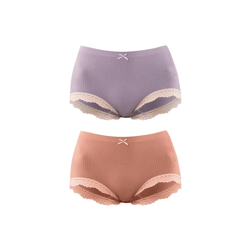Flowers In Water Underpants Women's 2 Pack-0