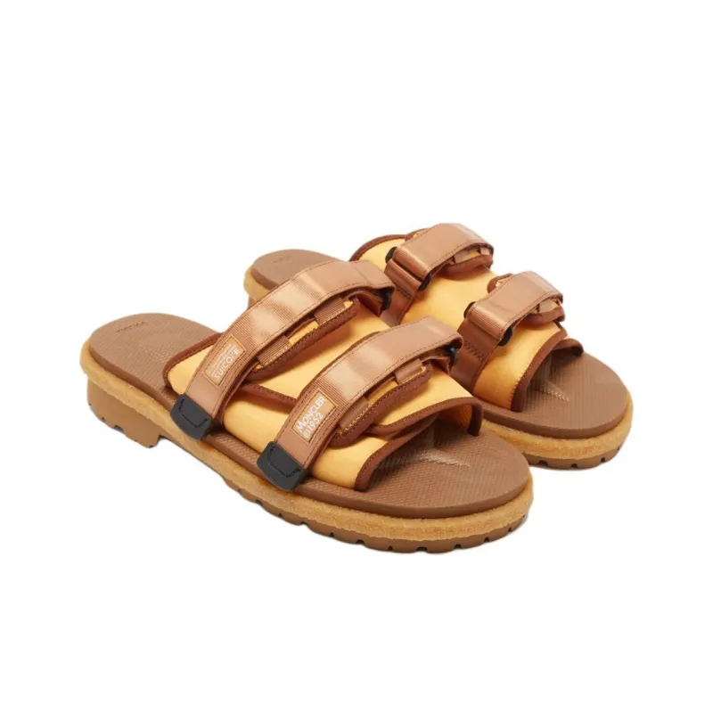 Moncler Slide Slippers Men's Yellow-1