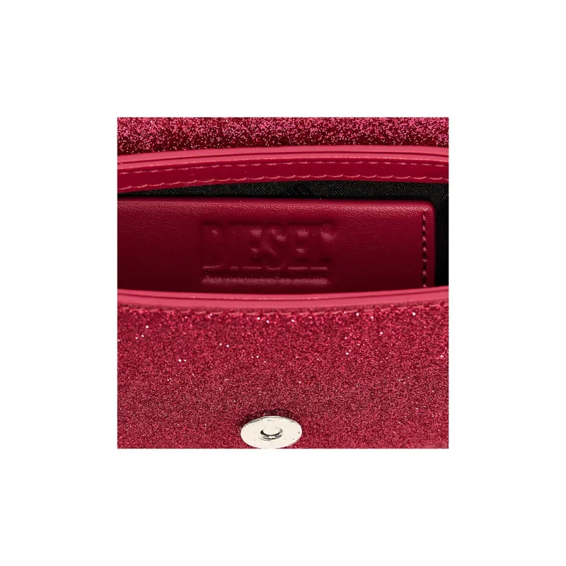 DIESEL Polyethylene Shoulder Bag, Crossbody Bag, Handbag Extra Small Women's Fuchsia-2