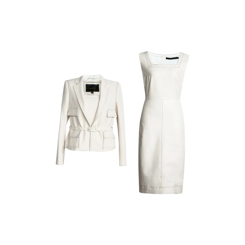 ROEYSHOUSE Skirt Set Women's Apricot-2