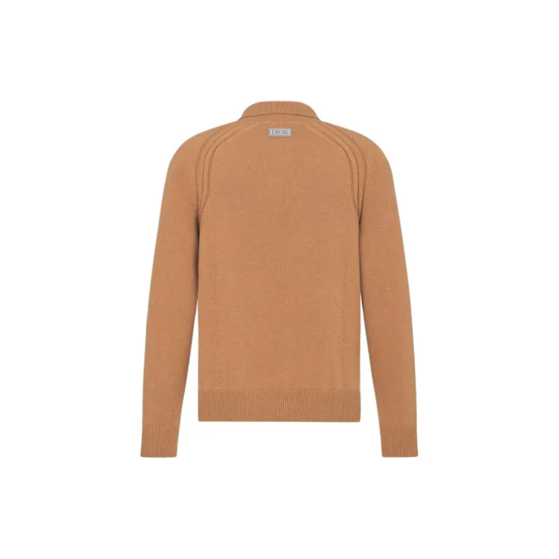 DIOR SS24 Cashmere Sweater Men's Brown-1