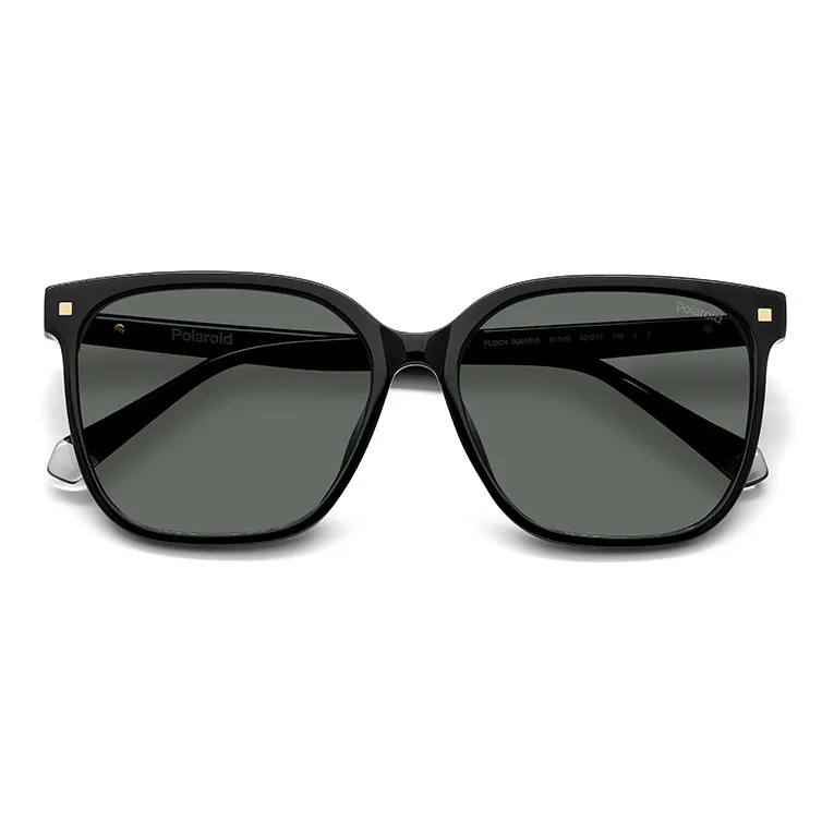 Polaroid Square Polarized Sunglasses Unisex Gray Lens-1