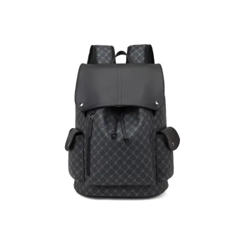 Slazenger PVC Backpack Unisex Black Gray