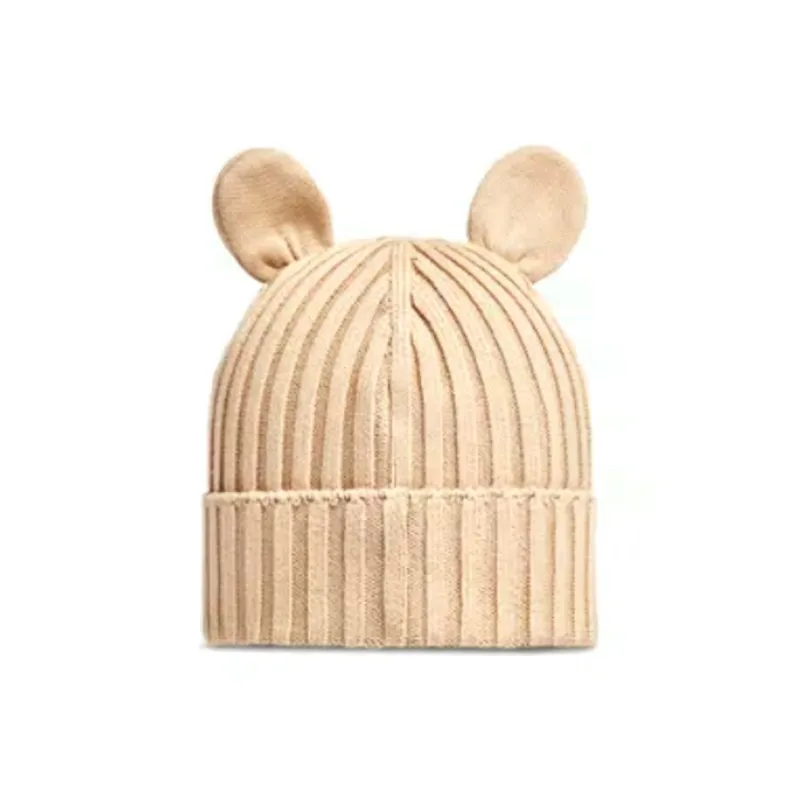 Moncler Cotton Beanies Baby Beige-1