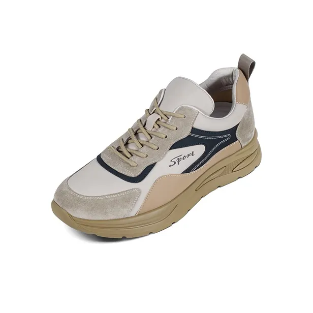 He Jinchang Low Top Casual Shoes Men's Earth Yellow-1