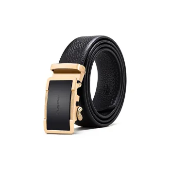 BISON DENIM Leather Belts Men