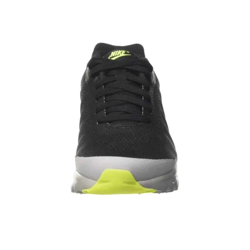 Nike Air Max Invigor Abrasion Resistant Low Top Running Shoes GS Black Yellow-3