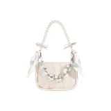 Birch White Color Pearl Chain