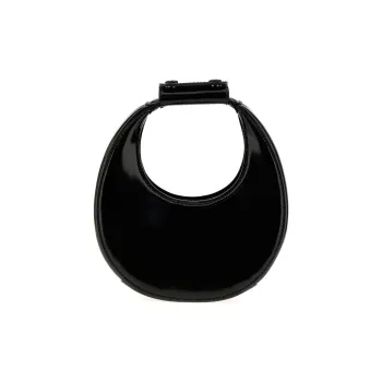 Staud Good Night Moon Logo Debossed Crossbody Bag