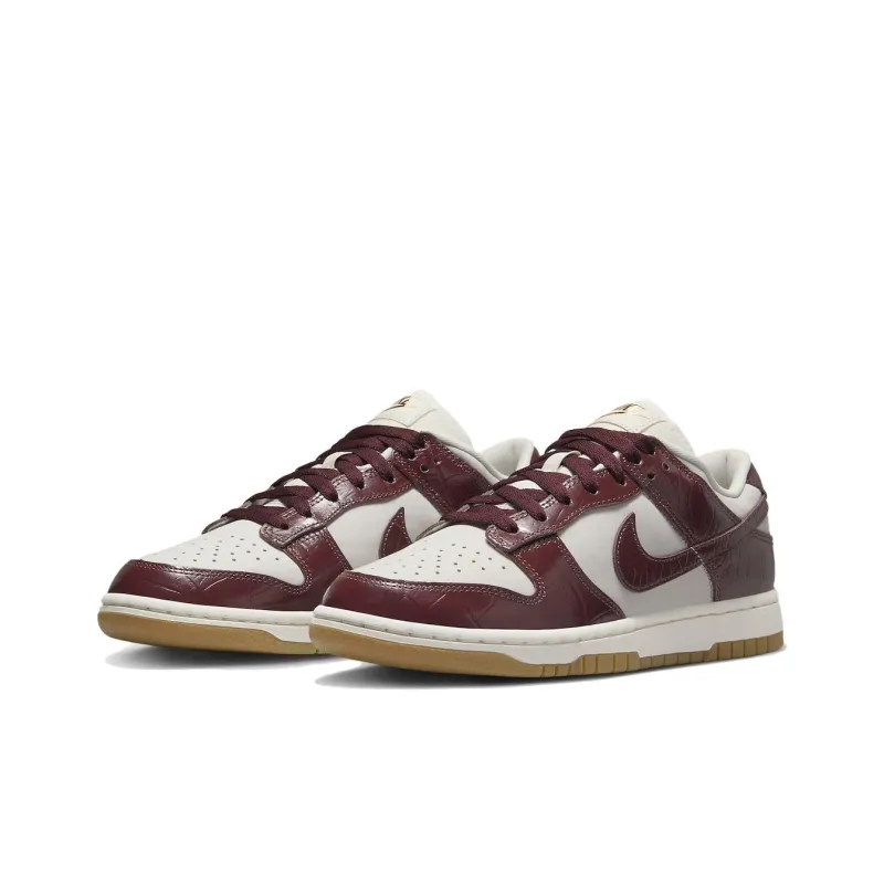 Nike Dunk Low Lx Dark Team Red Croc Women's-2