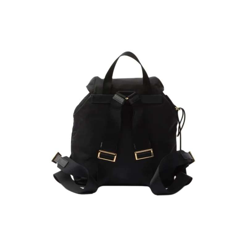 PRADA Re Edition Fabric Backpack Small Size Women's Black-2