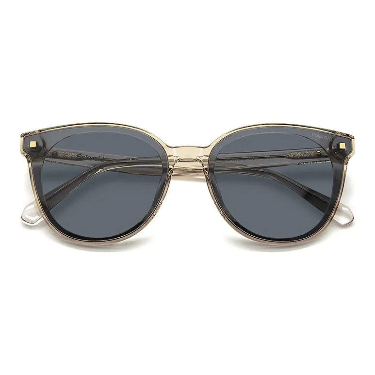 Polaroid Oval Polarized Sunglasses Unisex Gray Lens-5