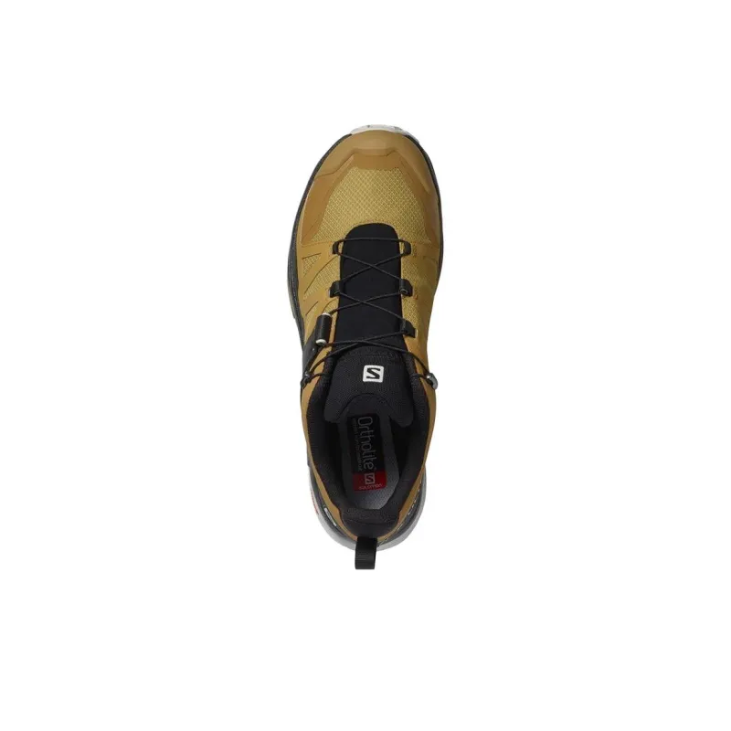 SALOMON X Ultra 4 Anti-Slip Wear-Resistant Low-Top Outdoor Shoes Men's Yellow Green-2