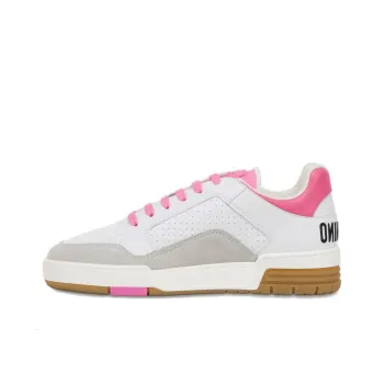 MOSCHINO Teddy Bear-motif Leather Sneakers