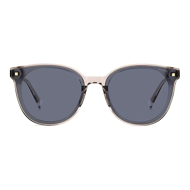 Polaroid Oval Polarized Sunglasses Unisex Gray Lens-7