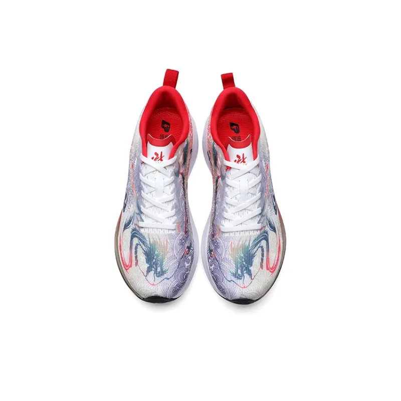 LPMX Cushioning Wear-Resistant Impact-Resistant Rebound Low-Top Casual Carbon Plate Running Shoes Women's China Red-4