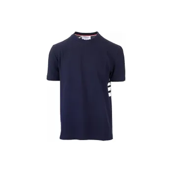 THOM BROWNE Classic Pique 4 Bar T Shirt