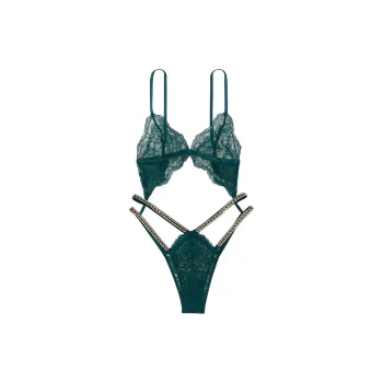 Victoria's Secret Bodysuits Women's Ivy Green
