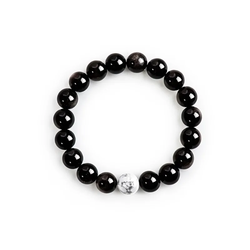 BAGGL Obsidian Jade Bracelets Unisex-1