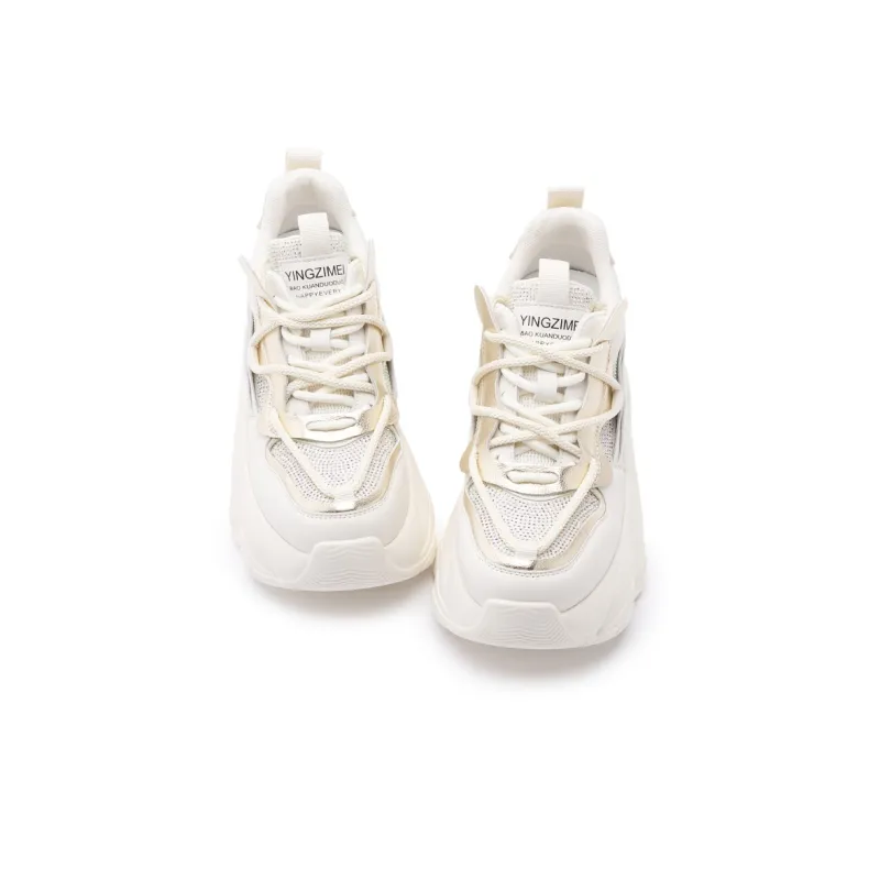 Milan Love Song Height Increasing Slip-Resistant Low-Top Chunky Sneakers Women's-3