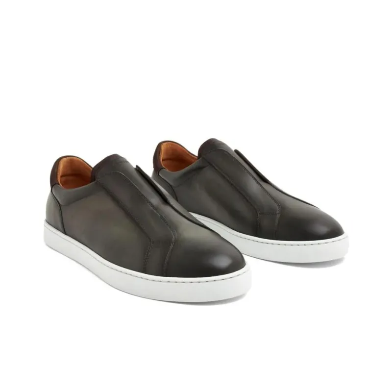 Magnanni Costa Slip-on Leather Sneakers-3