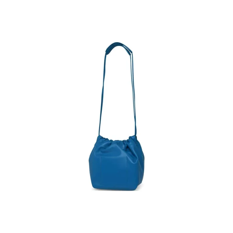 JIL SANDER Lambskin Shoulder Bag Crossbody Bag Small Size Women's Dark Blue-2