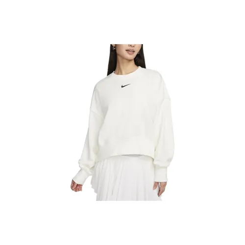 Nike Sportswear Phoenix Fleece Sweatshirts Women's Sail White