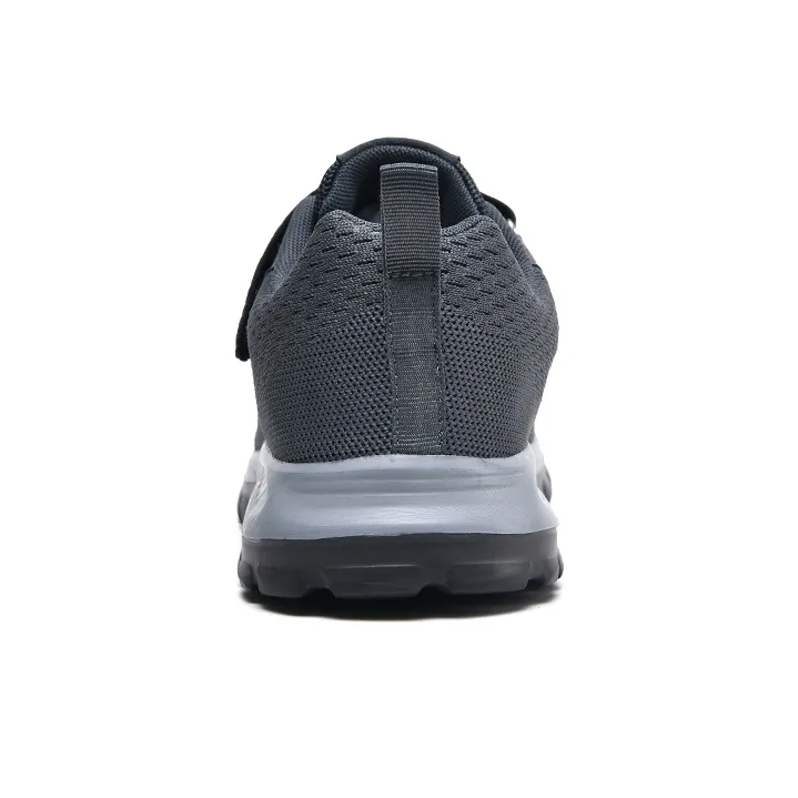 Binary Slip Resistant, Abrasion Resistant, Lightweight Low Top Casual Shoes Men's Gray-3