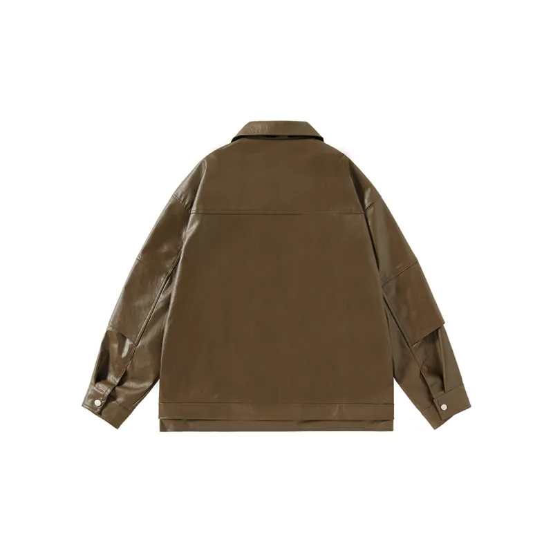 MOPE Leather Jackets Unisex-3