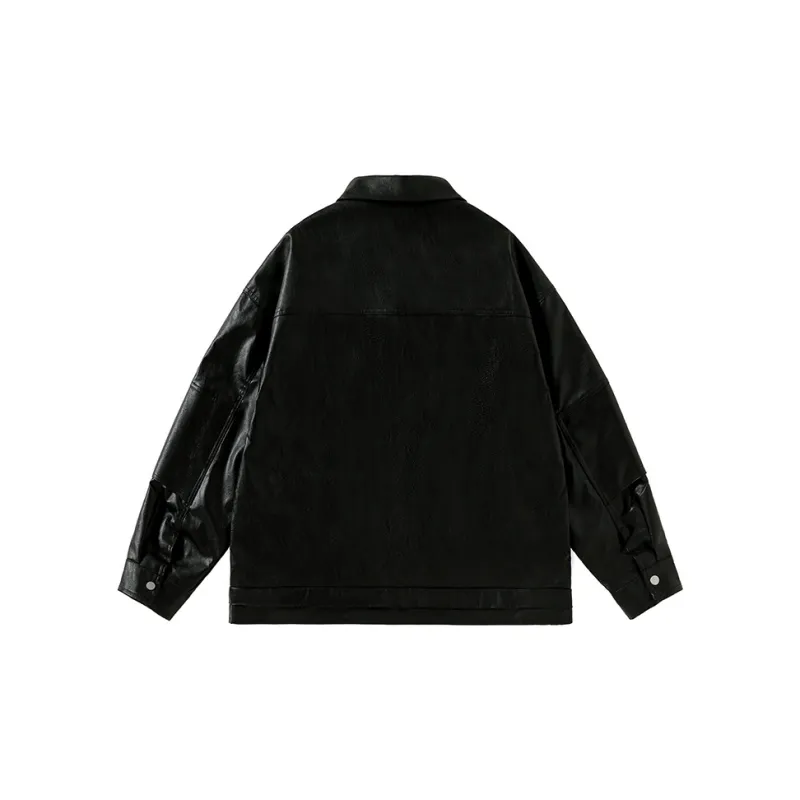 MOPE Leather Jackets Unisex-5