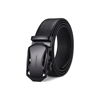 BISON DENIM Leather Belts Men