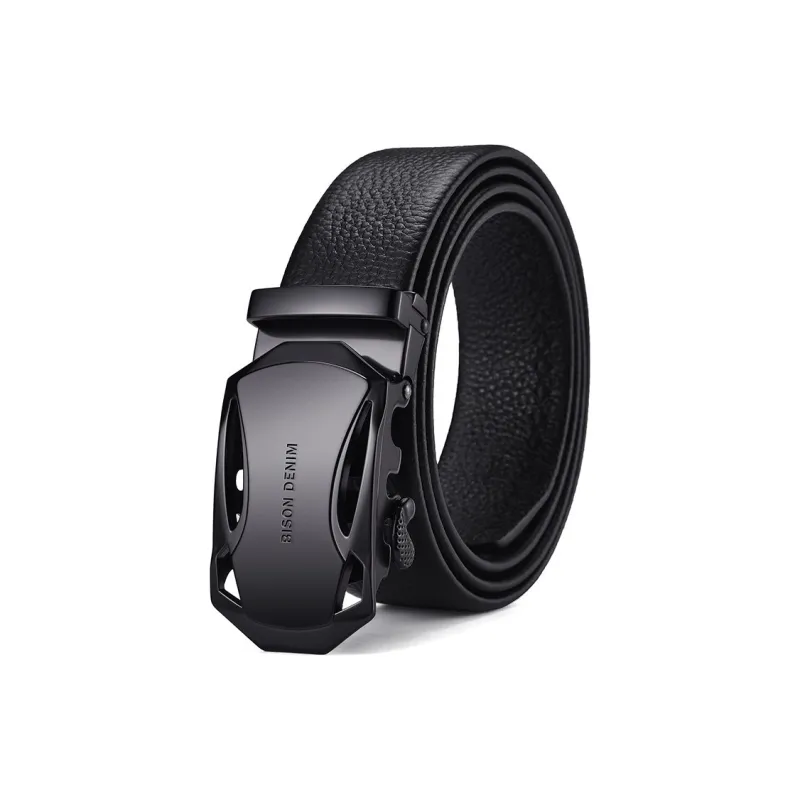 BISON DENIM Leather Belts Men-0