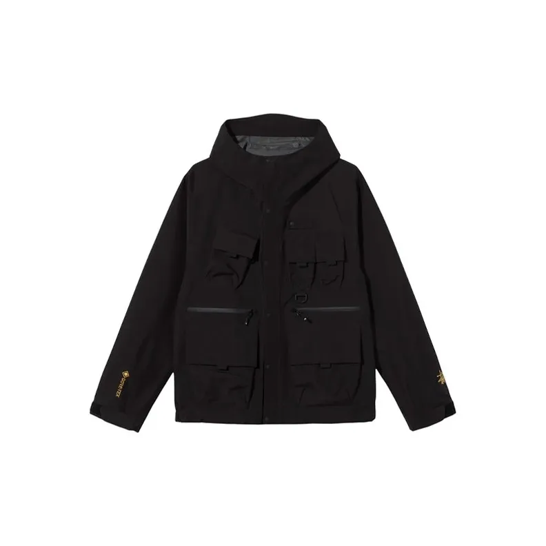 Stussy X GORE TEX Jackets Unisex Black-1
