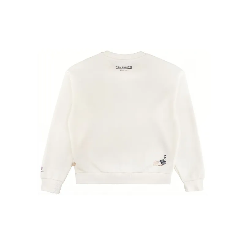 New Balance Sweatshirts Women's White-1