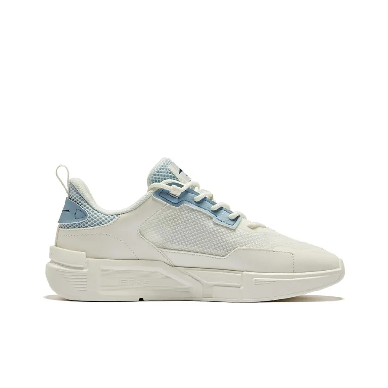 Erke Joyride 1.0 Cushioning Wear Resistant Low Top Casual Shoes Men's Microcrystal White Ice Cube Blue-1
