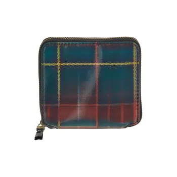 CDG Checked Zipped Wallet
