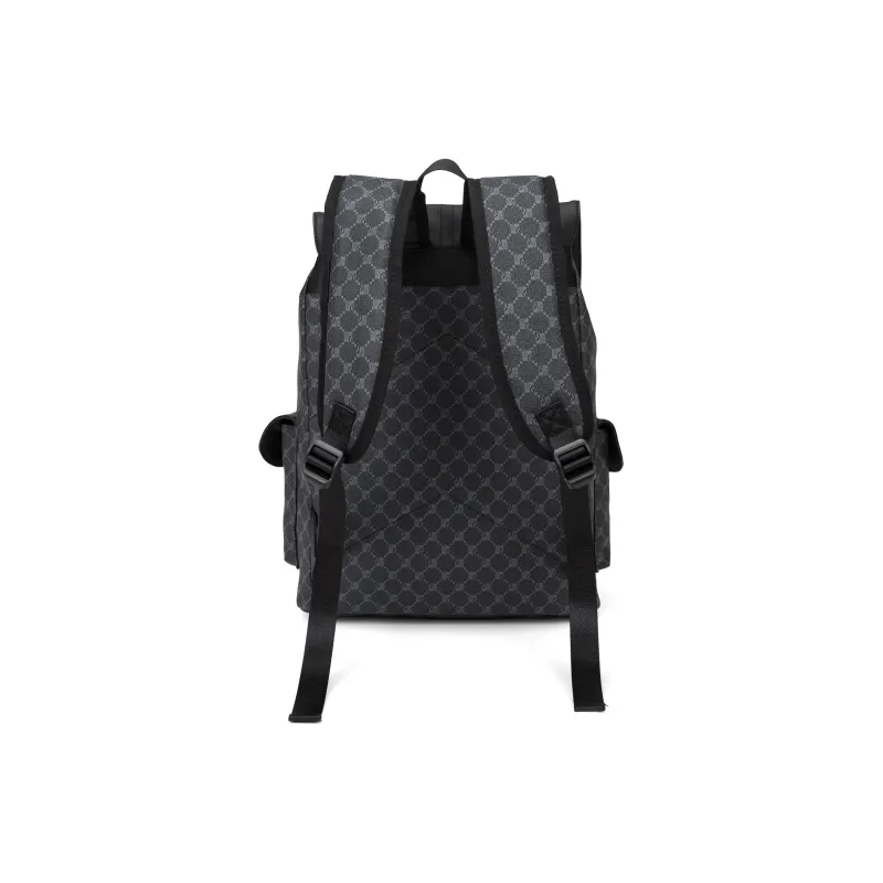 Slazenger PVC Backpack Unisex Black Gray-3
